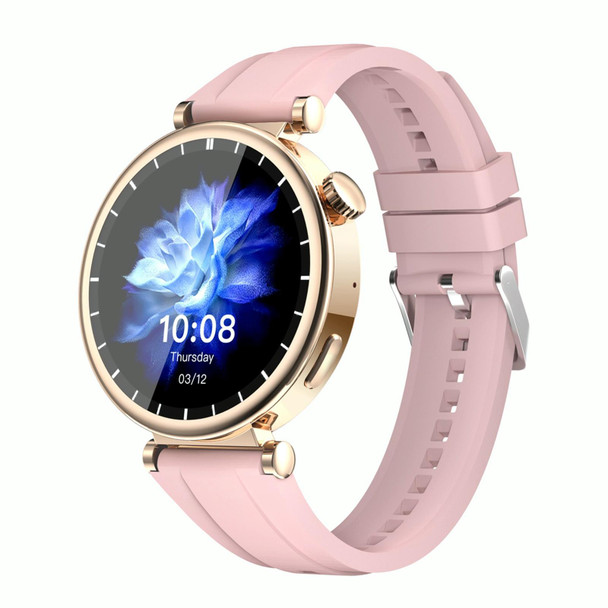 WS520 1.28 inch IP67 Sport Smart Watch, Support Bluetooth Call / Sleep / Blood Oxygen / Heart Rate / Blood Pressure Health Monitor(Rose Gold+Pink)