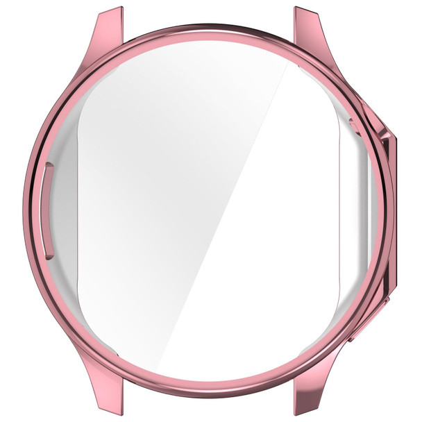 For OPPO Watch X / OnePlus Watch 2 Full Coverage TPU Electroplated Watch Protective Case(Pink)