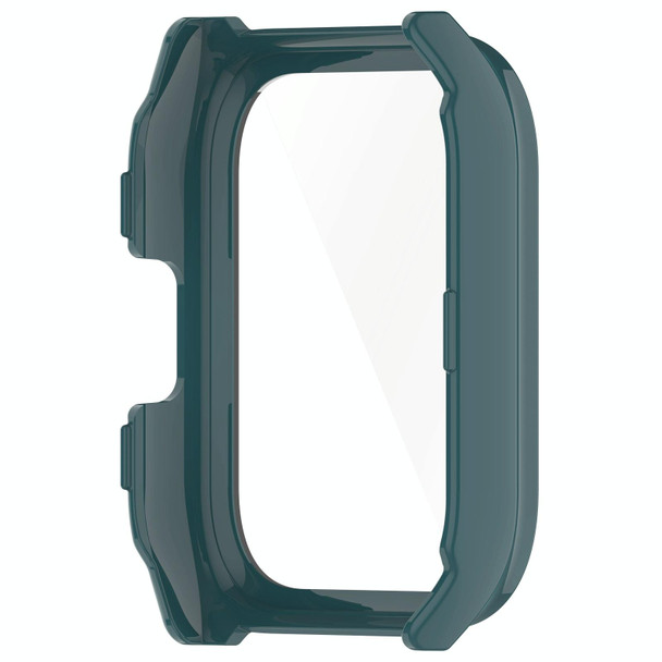 For Xiaomi HayLou Smart Watch 2 Pro PC + Tempered Film Integrated Watch Protective Case(Pine Green)