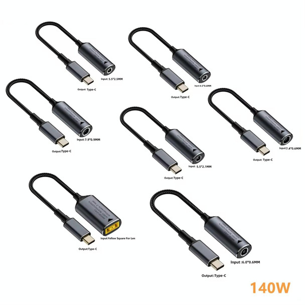 140W Computer Charging Adapter(DC 4.5 x 0.6mm to USB-C / Type-C )