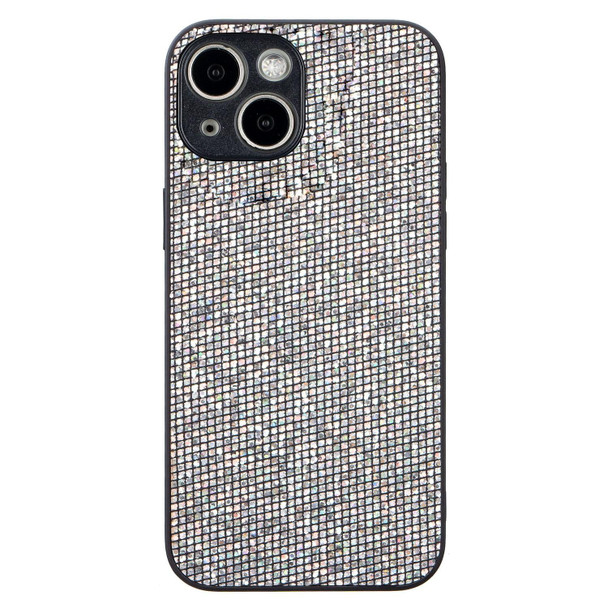 For iPhone 13 Glitter Powder TPU Hybrid PC Phone Case(Silver)