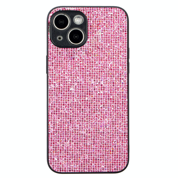 For iPhone 13 Glitter Powder TPU Hybrid PC Phone Case(Pink)