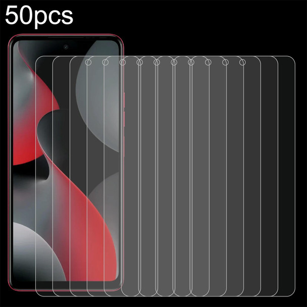 For TECNO Spark 10 Pro Magic Magenta 50pcs 0.26mm 9H 2.5D Tempered Glass Film