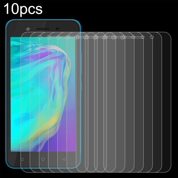 For TECNO Pop 6C 10pcs 0.26mm 9H 2.5D Tempered Glass Film