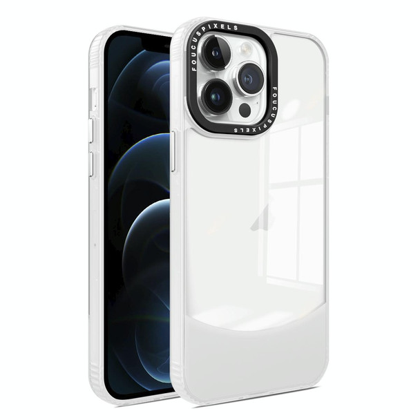 For iPhone 12 Pro Max Two-color High Transparency Skin Feel TPU Phone Case(Transparent)