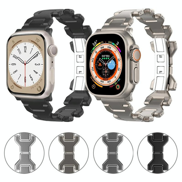 For Apple Watch SE 2023 40mm Y Type Pure Titanium Watch Band(Titanium)