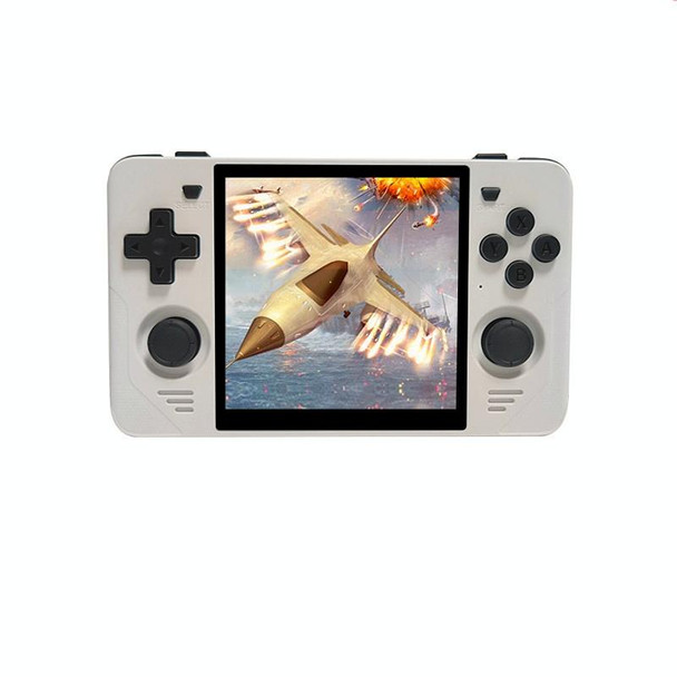 POWKIDDY RGB30  4 Inch IPS Screen Handheld Game Console Built In WIFIBluetooth 16GB+256GB(White)