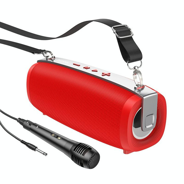 hoco BS55 Gallant Outdoor Wireless Bluetooth Speaker(Red)