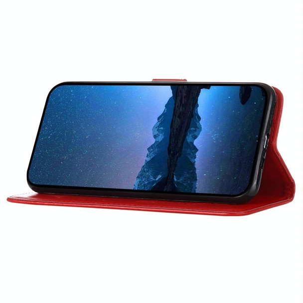 For TCL 30 SE Embossed Butterfly Leather Phone Case(Red)