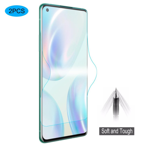 OnePlus 8 2 PCS ENKAY Hat-Prince 0.1mm 3D Full Screen Protector Explosion-proof Hydrogel Film