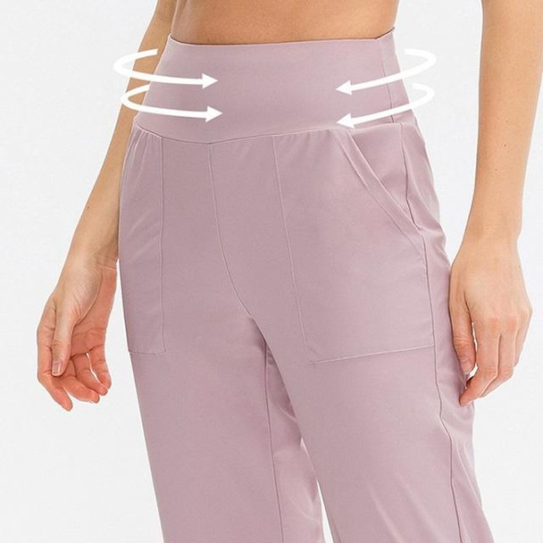 Autumn And Winter Loose Sports Trousers - Ladies (Color:Pink Size:M)