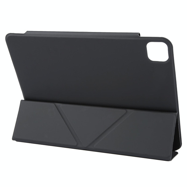 For iPad Pro 12.9 2022 / 2021 / 2020 Y-Shape Double-sided Clip Magnetic Smart Tablet Case(Black)