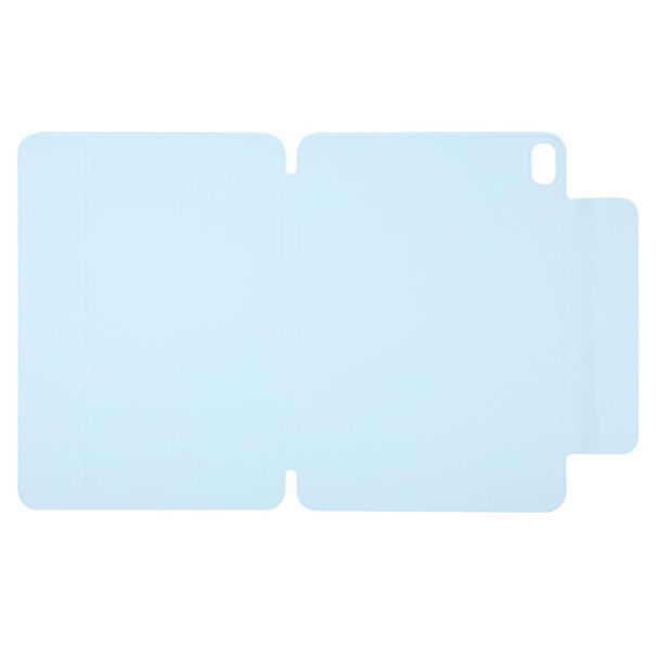 For iPad Air 2022 / 2020 10.9 Y-Shape Double-sided Clip Magnetic Smart Tablet Case(Blue)