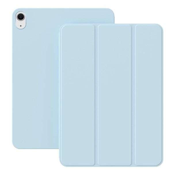 For iPad Air 11 2024 / 5 / 4 Ultra-thin Double-sided Clip Magnetic Smart Tablet Case(Sky Blue)
