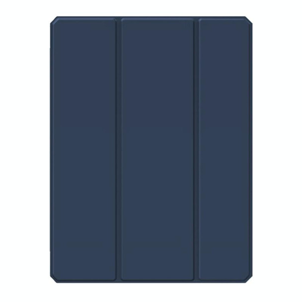 For iPad Air 13 2024 Mutural Pinyue Series Smart Leather Tablet Case(Dark Blue)