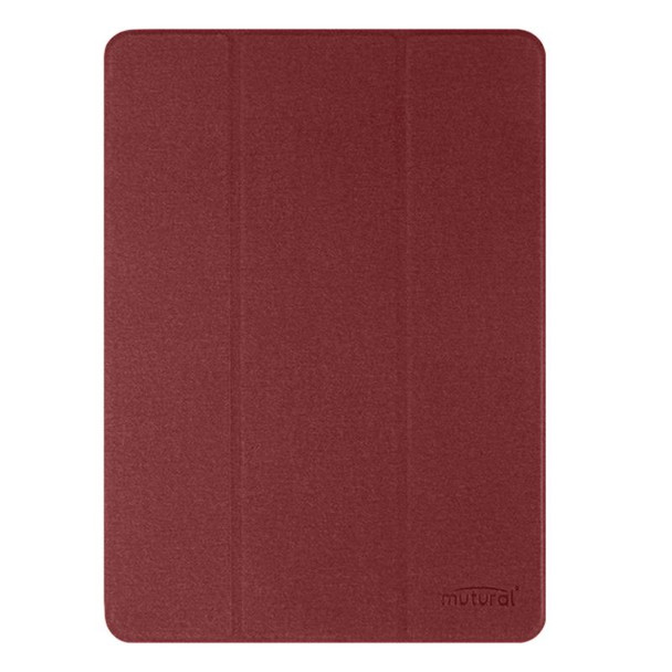 For iPad Air 11 2024 / Air 2022 10.9 Mutural YASHI Series Tablet Leather Smart Case(Red)