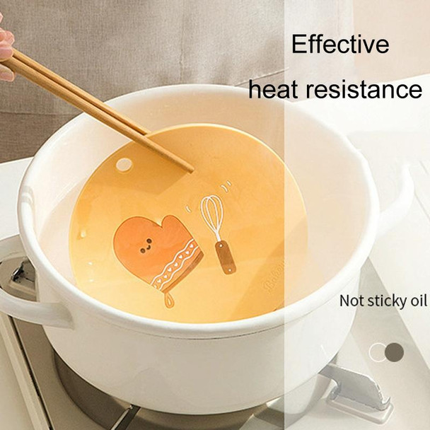 Household Cartoon Heat Insulation Mat Kitchen High Temperature Resistant Baking Placemats, Style: Cake