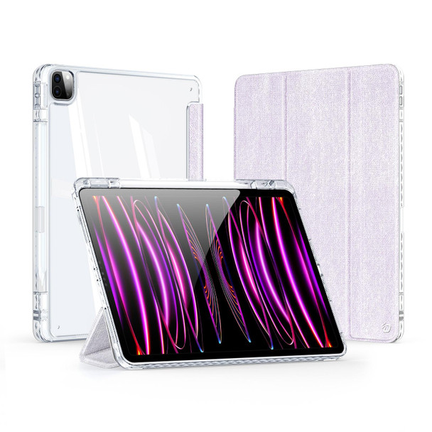 For iPad Air 11 2024/Air 5/Air 4 DUX DUCIS Unid Series PU+TPU Smart Tablet Case(Purple)