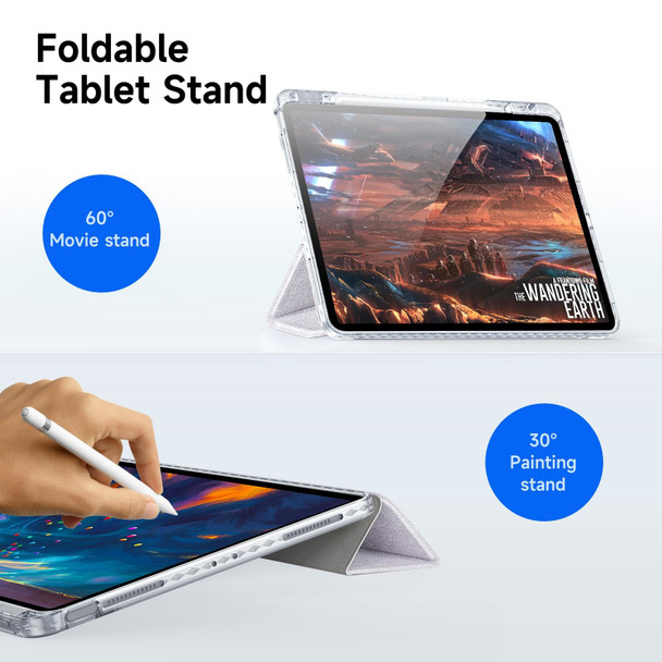 For iPad Air 13 2024 / Pro 12.9 DUX DUCIS Unid Series PU+TPU Smart Tablet Case(Purple)