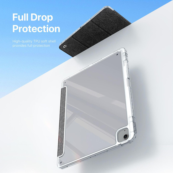 For iPad Air 13 2024 / Pro 12.9 DUX DUCIS Unid Series PU+TPU Smart Tablet Case(Black)