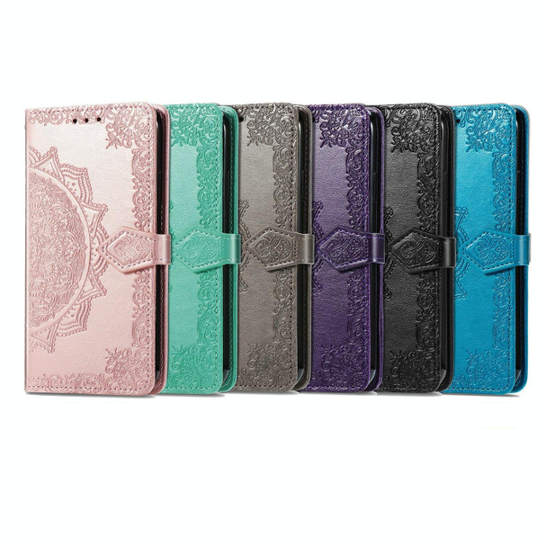 For  OnePlus Nord CE4 Mandala Flower Embossed Leather Phone Case(Green)