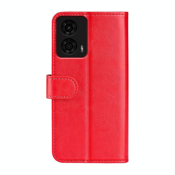 For Motolora Moto G24 R64 Texture Horizontal Flip Leather Phone Case(Red)