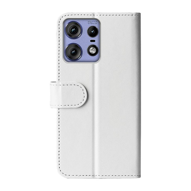 For Motolora Edge 50 Pro R64 Texture Horizontal Flip Leather Phone Case(White)