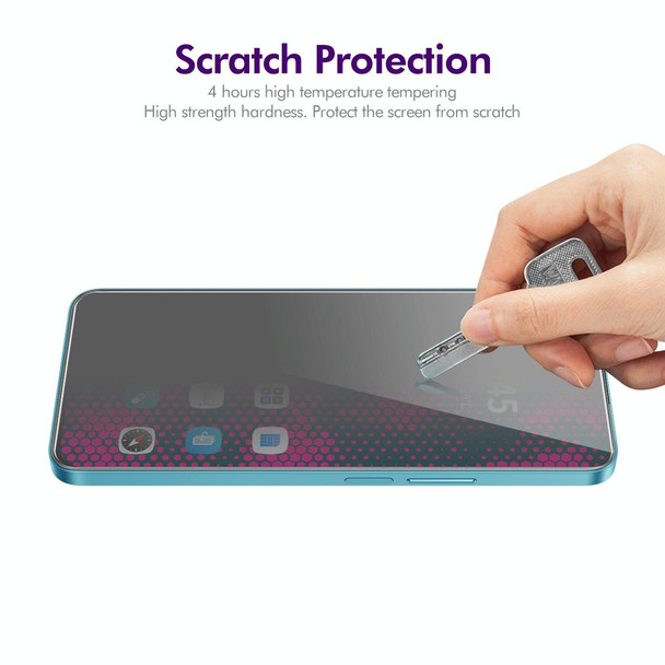 For Samsung Galaxy M55 5G 5pcs ENKAY Hat-Prince 28 Degree Anti-peeping Privacy Tempered Glass Film
