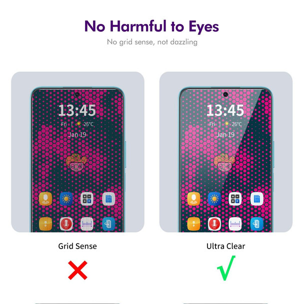 For Samsung Galaxy C55 5G 5pcs ENKAY Hat-Prince 28 Degree Anti-peeping Privacy Tempered Glass Film