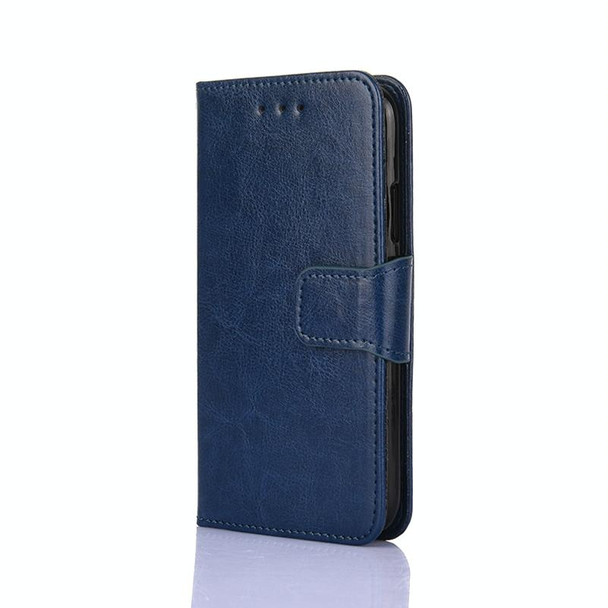 Alcatel 1B 2022 Crystal Texture Leatherette Phone Case(Royal Blue)