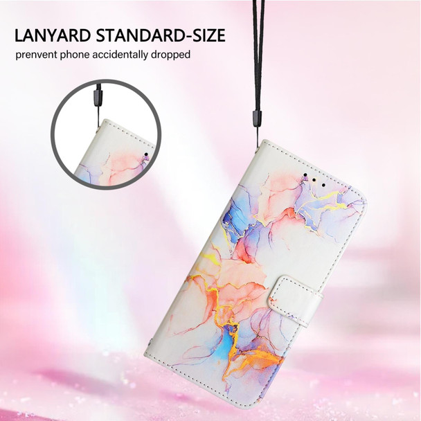 For Honor 50 Pro / Huawei nova 9 Pro PT003 Marble Pattern Flip Leather Phone Case(Marble White)