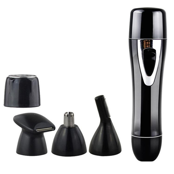 BZ-3563B 4 In 1 USB Shaver Nose Hair Trimmer(Black)