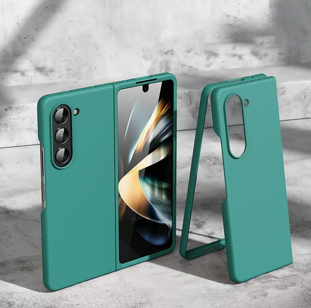 For Samsung Galaxy Z Fold6 5G Skin feeling Folding Shockproof Phone Case(Green)