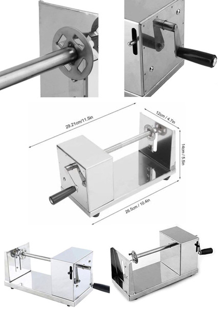 Stainless Steel Manual Spiral Potato Slicer