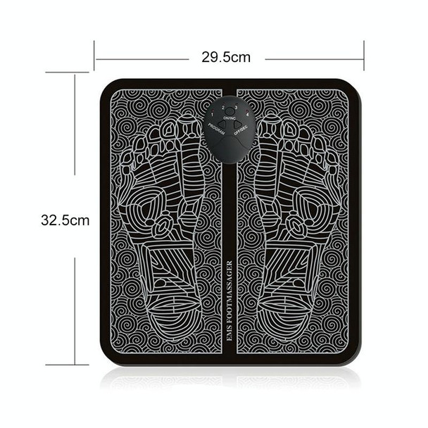 EMS Micro-current Smart Foot Pad Foot Massage Physical Therapy (Battery Version)