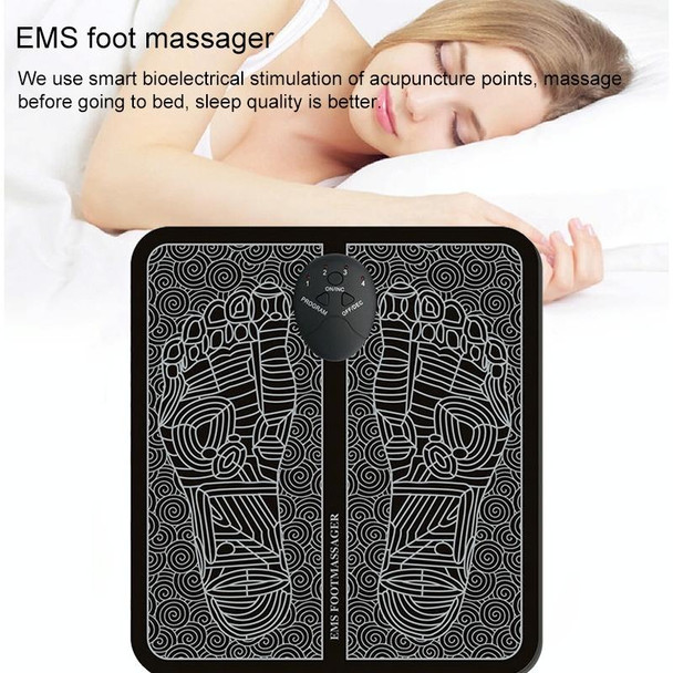 EMS Micro-current Smart Foot Pad Foot Massage Physical Therapy (Battery Version)
