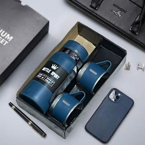 Stainless Steel Vacuum Flask Set with 3 Cups