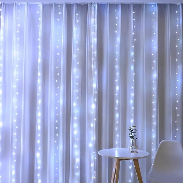 3mx3m LED Curtain Fairy Lights