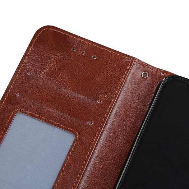 Google Pixel 5 XL 5G / Pixel 4A Crystal Texture Leather Phone Case(Brown)