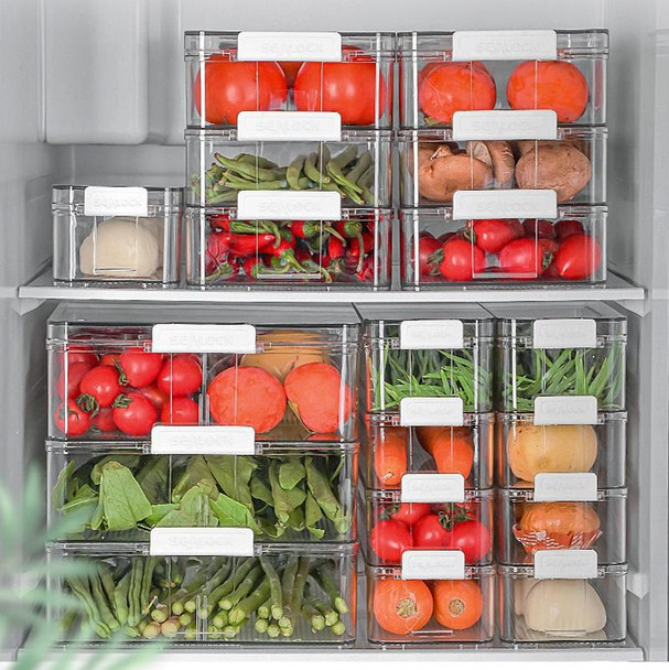 Fruit and Vegetable Refrigerator Crisper with Lid, Specification: TY-9077