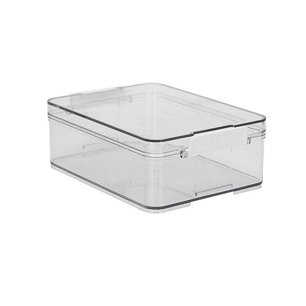 Fruit and Vegetable Refrigerator Crisper with Lid, Specification: TY-9077