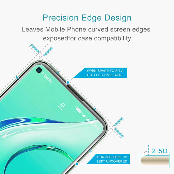 Oukitel C21 Pro 50 PCS 0.26mm 9H 2.5D Tempered Glass Film