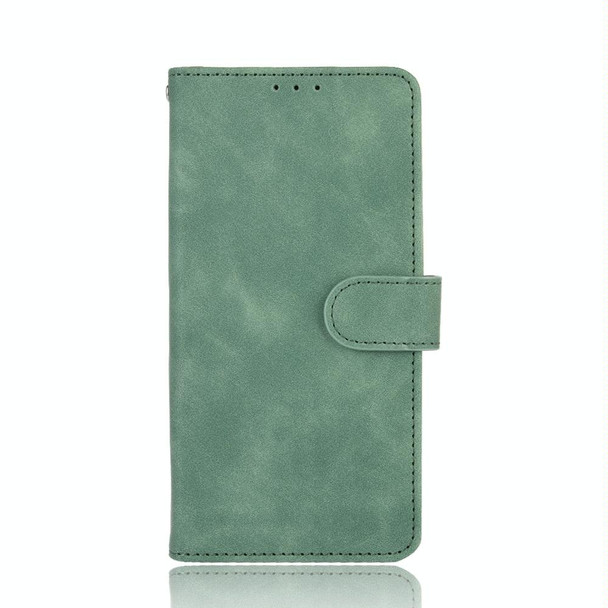 OnePlus Nord CE 5G Solid Color Skin Feel Magnetic Buckle Horizontal Flip Calf Texture PU Leather Case with Holder & Card Slots & Wallet(Green)