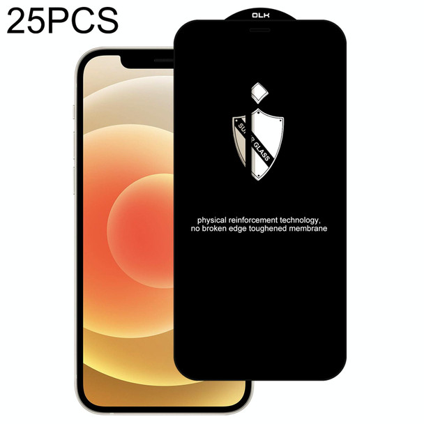 25 PCS Shield Arc Tempered Glass Film - iPhone 12 / 12 Pro