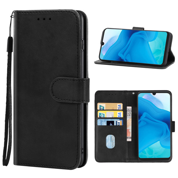 Itel A26 Leather Phone Case(Black)