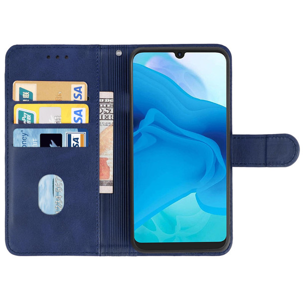 Itel A26 Leather Phone Case(Blue)