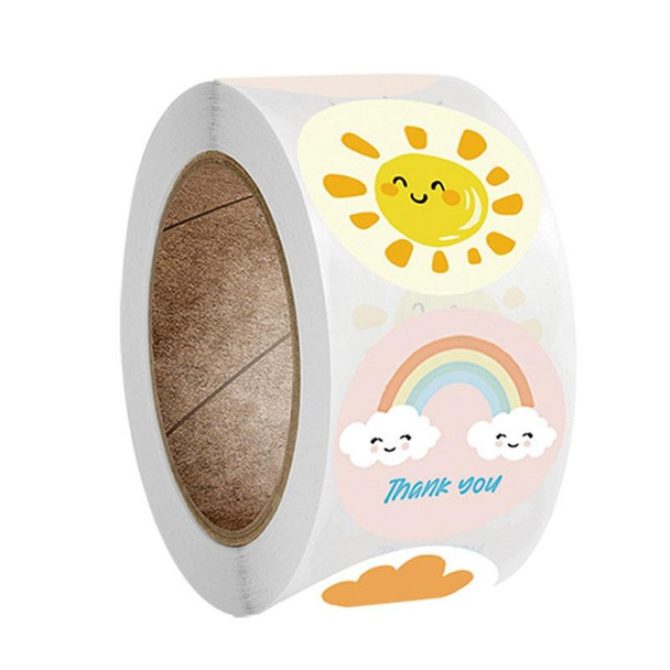 10 Rolls F69 Children Weather Sealing Sticker Envelope Decoration Label Sticker(2.5cm)