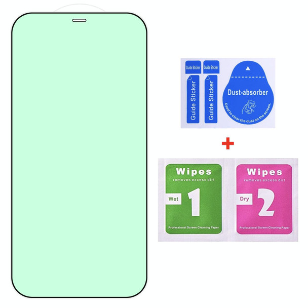 Green Light Eye Protection Tempered Glass Film - iPhone 12 Pro Max