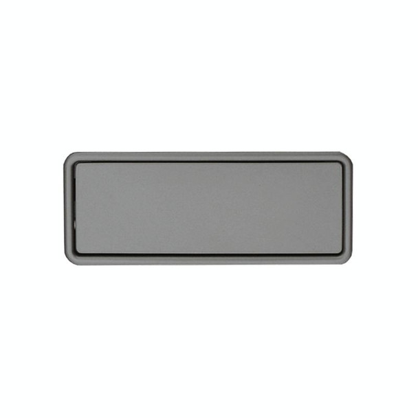 Simple Wardrobe Slotted Scrub Handle Concealed Recessed Drawer Invisible Handle, Hole Distance96mm (Grey)