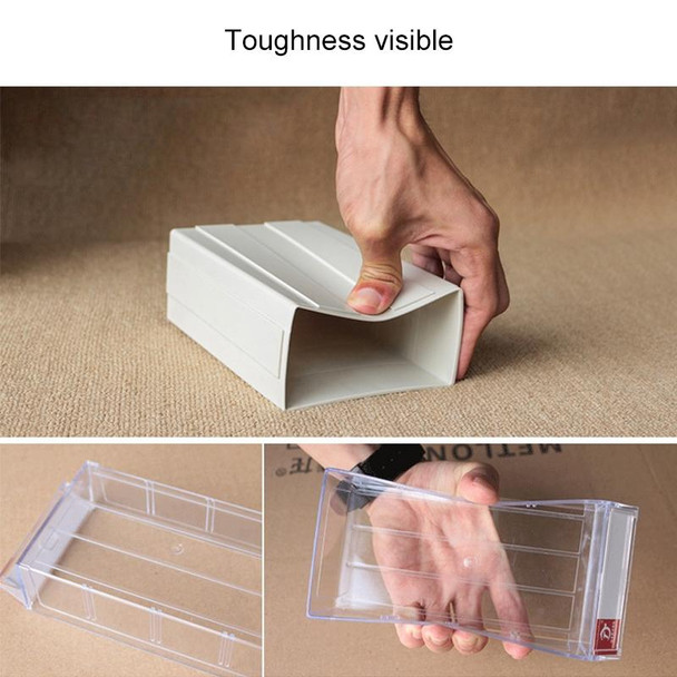 2 PCS Thickened Combined Plastic Parts Cabinet Drawer Type Component Box Building Block Material Box Hardware Box, Random Color Delivery, Size: 20.5cm x 13.5cm x 7.8cm